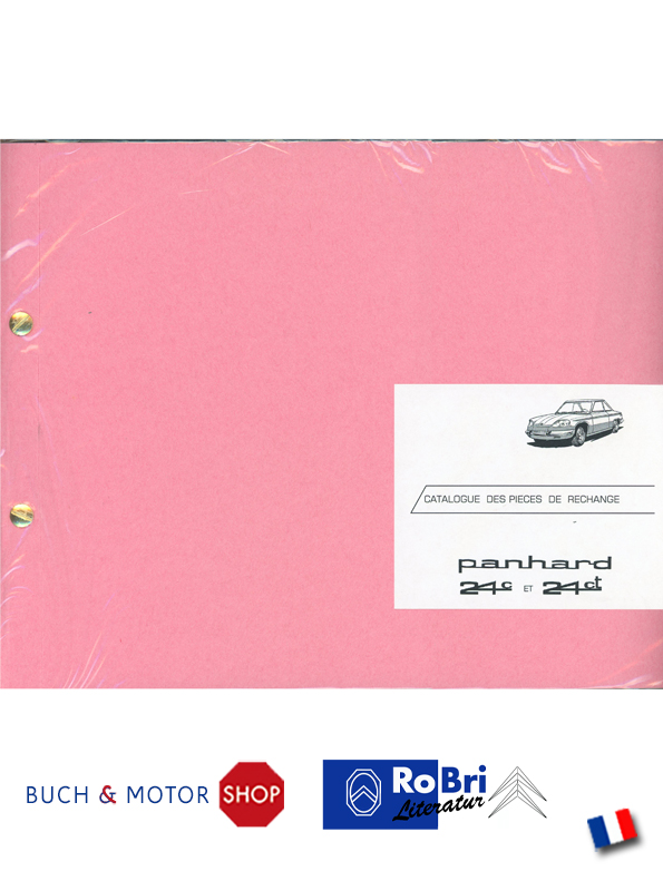 Panhard 24 Spare parts catalogue simplifié 1964